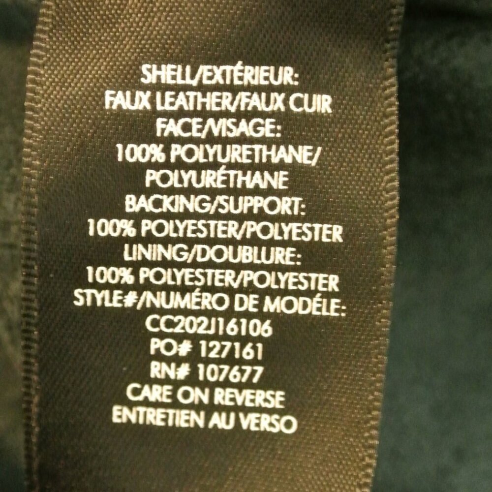 New Alice + Olivia Benny Baggy Faux Leather Pants in Black Size M#2120 - Picture 13 of 13